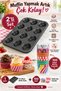 12 Li Muffin Cake Mold + 100 Paper Cake Molds