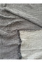 غطاء سرير مزدوج من القطن العضوي 100% مكون من 4 طبقات من الموسلين / بيكيه (250x240) أنثراسايت - 5