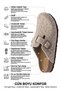 Comfort Anatomical Comfortable Eva Sole Sabo Unisex Men's Women's Boston Style Daily Outdoor and Home Felt Slippers Beige - 7