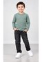 100% Cotton Unisex Children's Crew Neck Long Sleeve Basic T-Shirt 2-10 Years - 4
