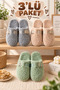 3-Pack Koza Indoor Women's Slippers Home Slippers Soundproof Sole Soft Comfortable Slippers