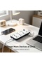 White Universal Extension Power Socket Strip With 3-Meter Cord - 4