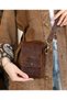 Kangaroo Crossbody Bag Stylish Practical Genuine Hand-Stitched. Birthday&Mothers&Fathers&Valentine's Day Gift - 6