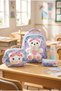Cozybear 3-Piece Girls' Elementary School and Daily Backpack Set - with Plush Teddy Bear, Lunch Bag, and Pencil Case - 5