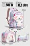 Cozybunny 3-Piece Girls' Elementary School School Bag Set Rabbit Backpack Thermal Lunch Bag and Pencil Case - 6
