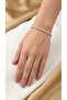Square Thin Baguette Waterway Steel Bracelet I with Special Box