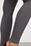 Gray Smoked Push up Non-Marking Gathered Gathering Seamless Seamless High Waist Comfortable Sports Leggings - 4