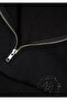 M0S20112 Seal Logo Semi-Zipper Men's Sweatshirt Black - 8