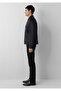 Black Faux Suede Jacket Regular Fit / Normal Cut 0110868-71379 - 5