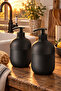 Cool Set of 2 Black Liquid Soap Dispensers – Hand and Dish - 7