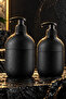 Cool Set of 2 Black Liquid Soap Dispensers – Hand and Dish - 4