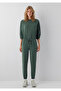 Soft-Premium (Tencel) ™ ) Modal Blend Green Sweatpants 1600453-80684 - 3