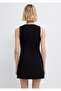 Black Short Dress with Bow 1310858-900 - 6