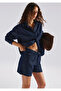 Leila Short Edition Linen Blend Rinse Jean Shorts 1421136-A4228 - 4