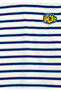 Sticker Printed Striped T-Shirt Maza - 4