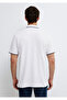Half-Zip White Polo T-Shirt Regular Fit / Normal Cut 0613367-620 - 6