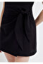 Black Short Dress with Bow 1310858-900 - 8