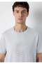 Black Printed Gray T-Shirt Regular Fit / Normal Cut 0613531-70075 - 6