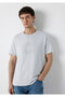 Black Printed Gray T-Shirt Regular Fit / Normal Cut 0613531-70075 - 2