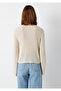 Lace Detailed Ecru Knitwear Boxy Fit 1710954-70057 - 5