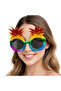 Colorful Hawaiian Party Glasses with Tropical Pineapple Design - 4