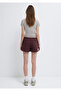 Printed Claret Red Shorts 1410260-70223 - 5