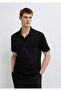 Black Black Polo T-Shirt Regular Fit / Normal Cut 0613372-900