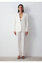 Ecru Linen Blazer 1110850-70057 - 3