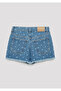 Polka Dot Jean Shorts 7410655-A3339 - 3