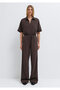 Brown Wide Leg Pants 1011200-71603 - 3