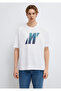 Pro Printed White T-Shirt Relaxed Fit / Comfortable Cut 0613448-620 - 3