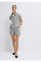 Striped Detailed Gray Shorts 1410268-80196 - 2