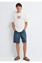 Printed Ecru T-Shirt Loose Fit / Comfortable Loose Cut 0613384-80194 - 2