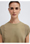 Textured Green T-Shirt Regular Fit / Normal Cut 1613970-71819 - 6