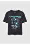 Level up Printed Anthracite T-Shirt Oversized / Wide Fit 6610419-70087 - 2