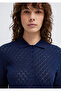 Navy Blue Knitwear Polo 1710849-70492 - 7
