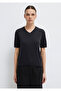 V-Neck Black Knitwear Regular Fit / Normal Cut 1710868-900 - 4
