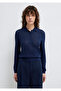 Navy Blue Knitwear Polo 1710849-70492 - 4