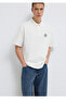 Logo Ecru Polo T-Shirt Loose Fit / Comfortable Fit 0613180-70057 - 2