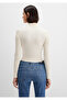 Buttoned Ecru Knitwear Polo 1710787-80194 - 5