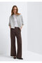 Brown Wide Leg Pants 1011156-71603 - 3