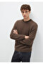 Crew Neck Brown Sweater Regular Fit / Regular Cut 0710269-71550 - 3