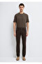 Jake Black Dark Brown Gabardine Trousers 0042290686 - 3