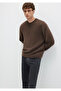 Crew Neck Brown Sweater Regular Fit / Regular Cut 0710269-71550 - 2