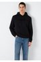 Logo Printed Hooded Black Sweatshirt 0S10549-900 - 2
