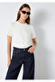 Ecru Basic T-Shirt Slim Fit / Narrow Cut 1613788-80194 - 2