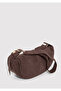 Faux Suede Brown Crossbody Bag 1912622-88062 - 6
