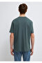 Label Detailed Green Basic T-Shirt Loose Fit / Comfortable Cut 0611824-71598 - 5