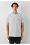 Logo Printed Gray T-Shirt Regular Fit / Regular Cut 0611714-70074 - 3
