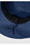 Nazar Boncuklu Navy Blue Straw Hat 1912996-30717 - 6